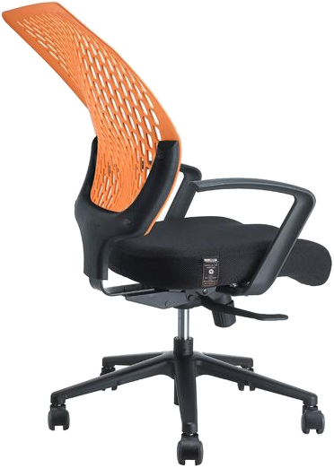 Airopedic AP3001BU ergonomic office chair, three-quarter view